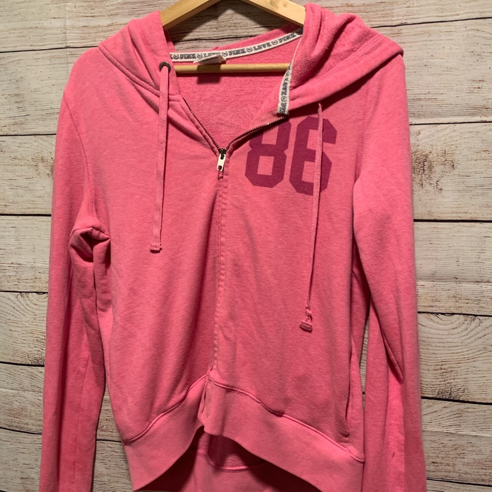 Pink Zip Up Hoodie